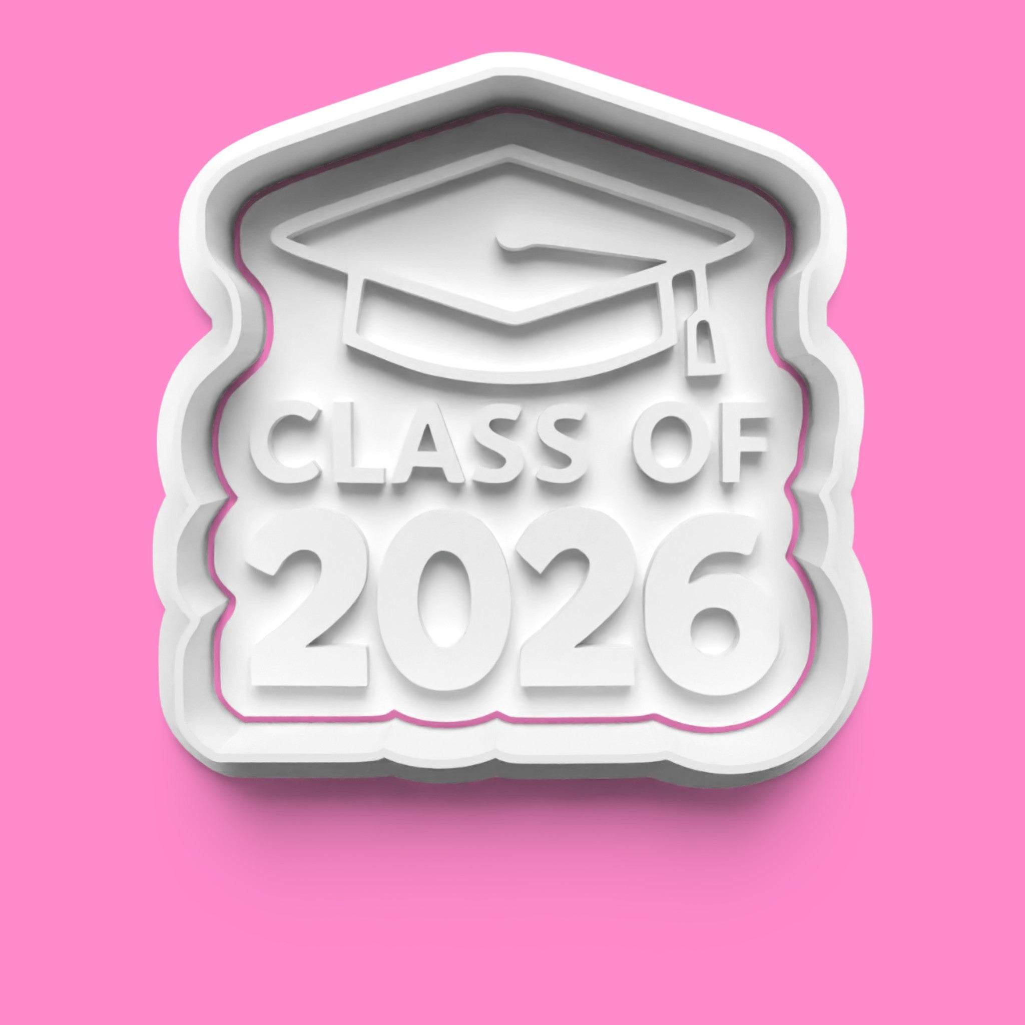 Class of 2026 Graduation Cookie Cutter Set - Owl, Bear, and Cap 4-Piece Bundle