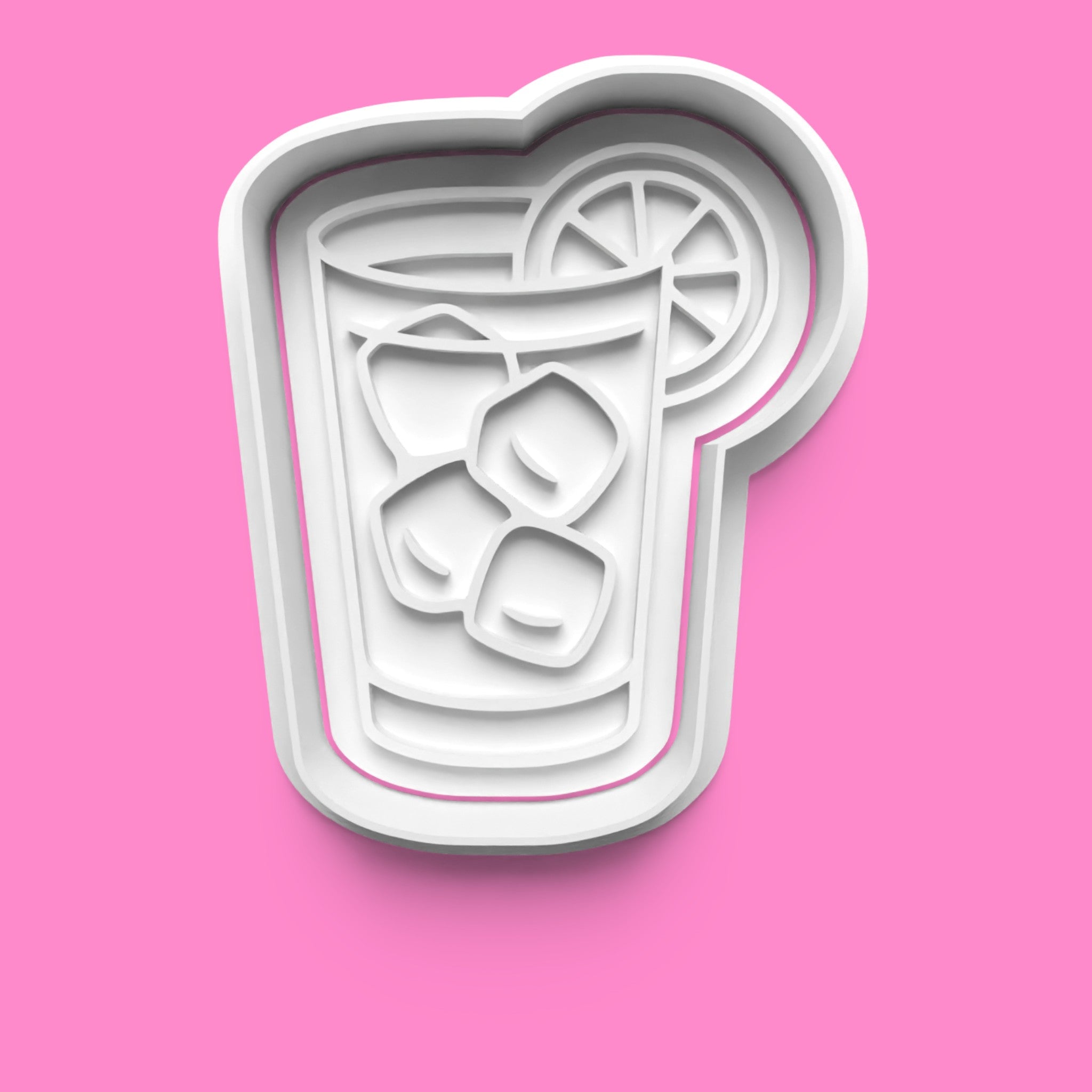 Cocktail & Mocktail Cookie Cutter Set - Martini, Margarita, and Tropical Drink 4-Piece Bundle