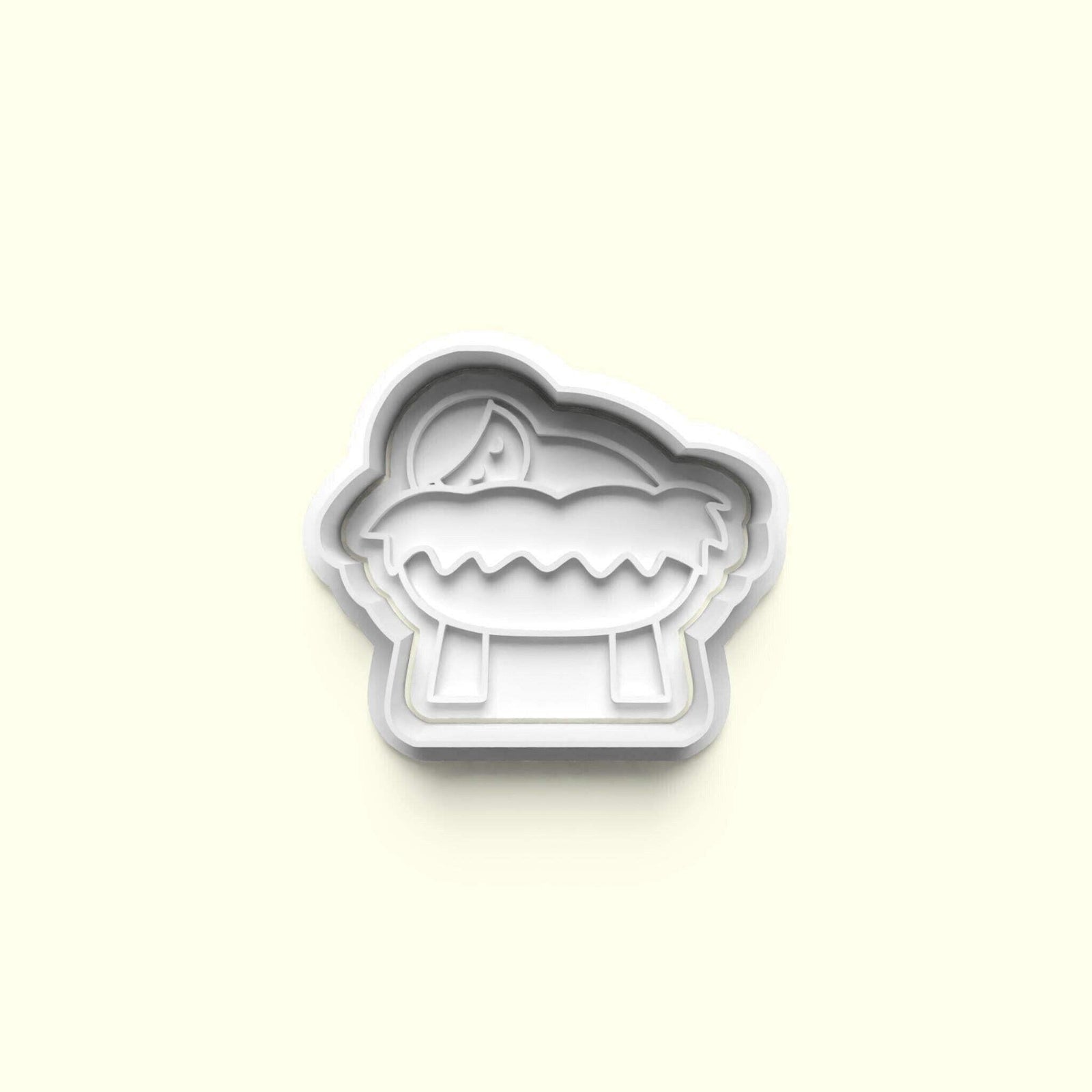 Modern Nativity Characters Cookie Cutter and Embosser Stamp Complete Set