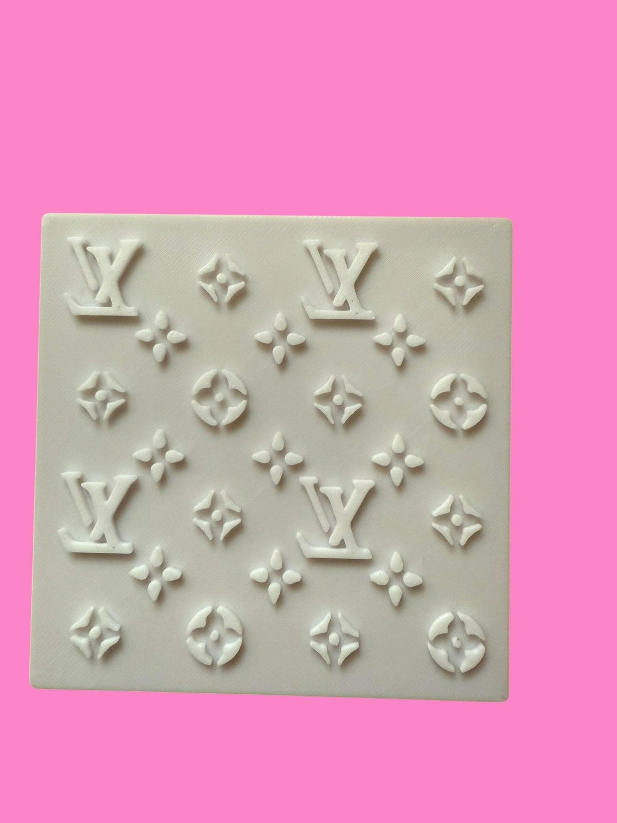 Designer Label Textured Sheet Embosser | 3D Printed Fondant Tool | PLA