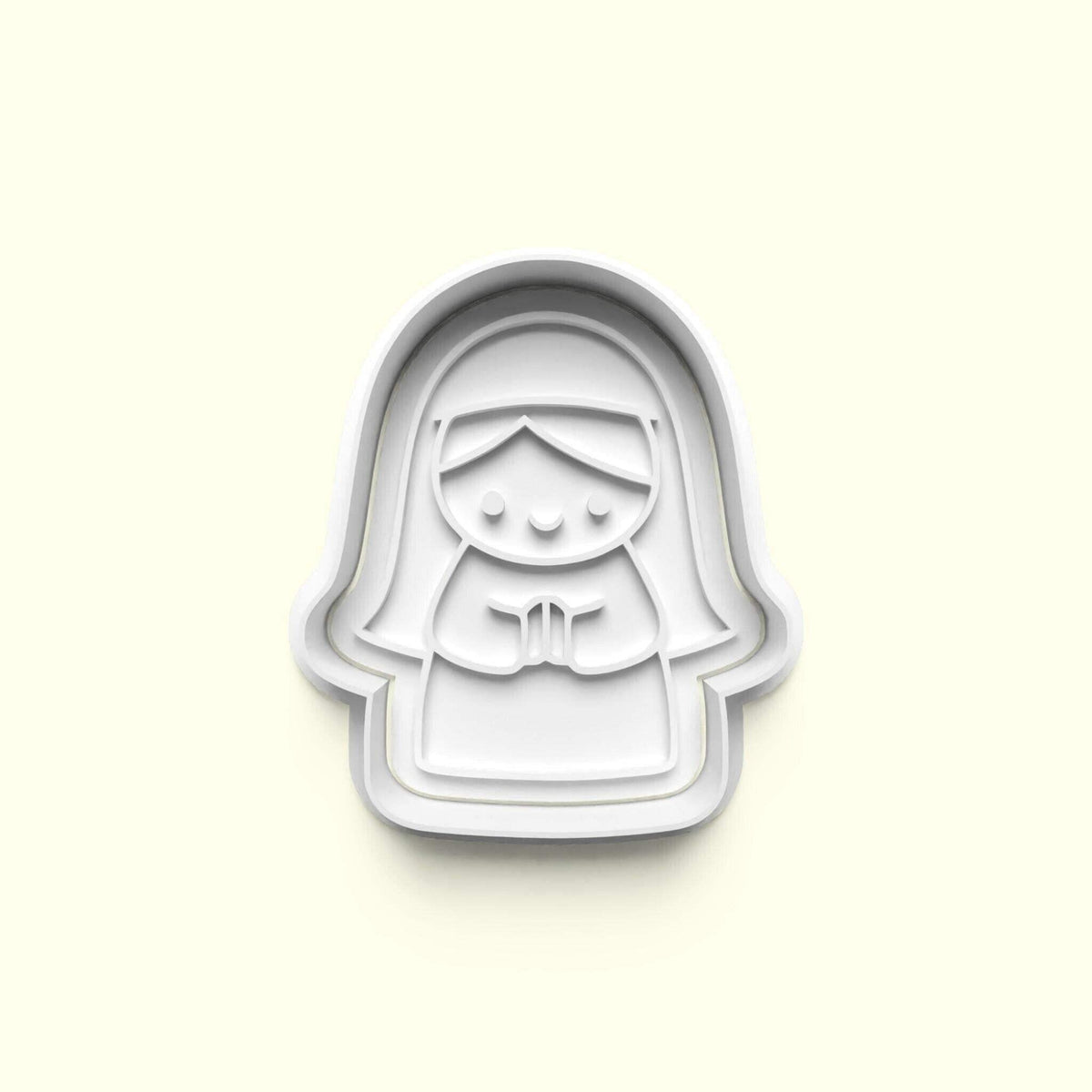 Modern Nativity Characters Cookie Cutter and Embosser Stamp Complete Set
