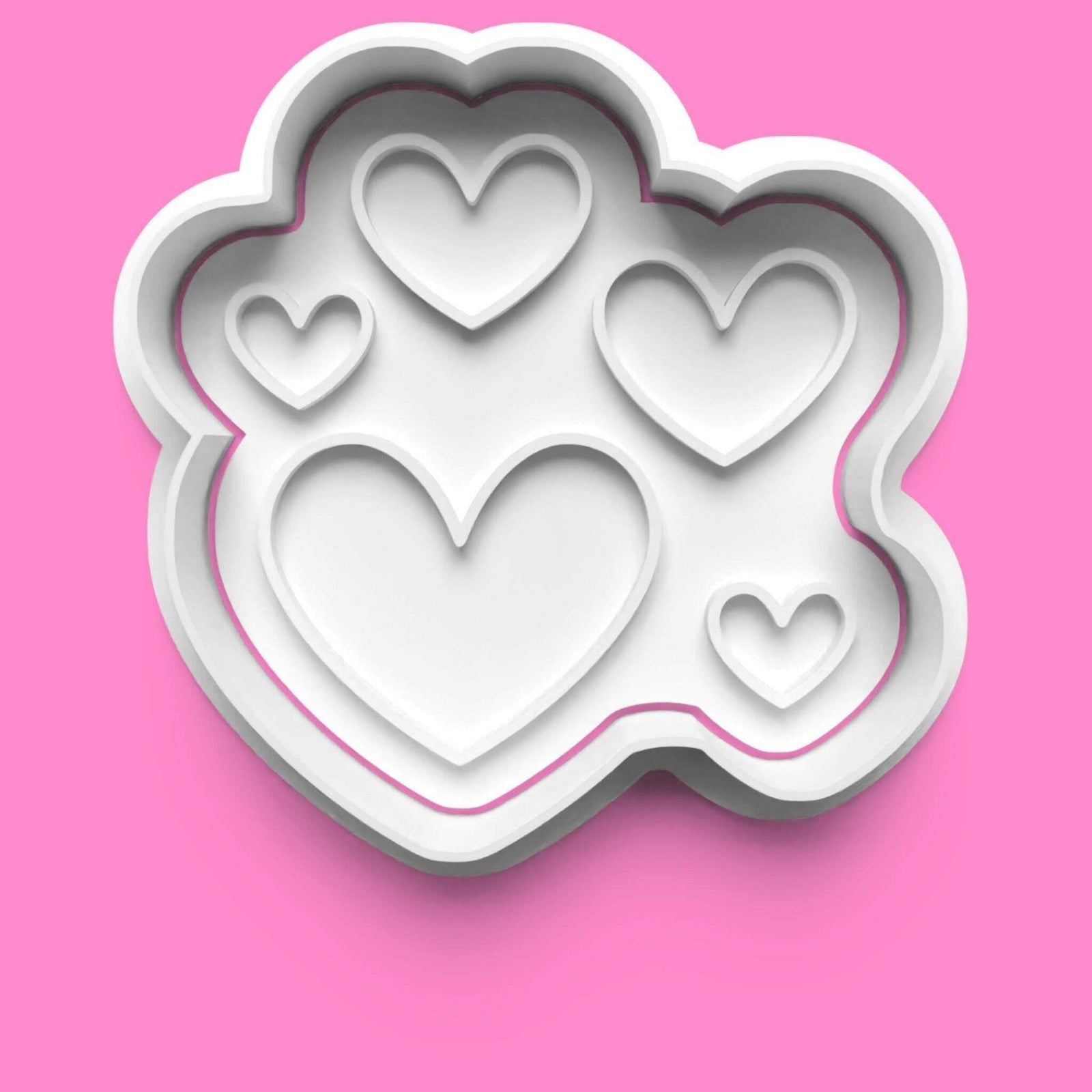 Valentines Love complete Cookie Cutter and Embosser Stamp Set. 0780