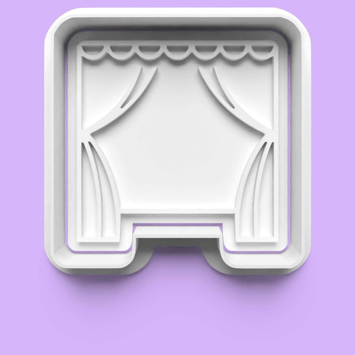 Theatre Scene Cookie Cutter and Embosser Stamp Set