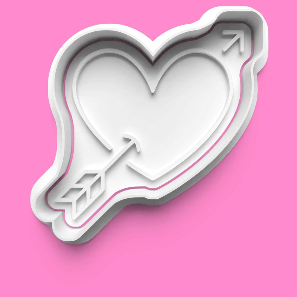 Valentines Love complete Cookie Cutter and Embosser Stamp Set. 0778
