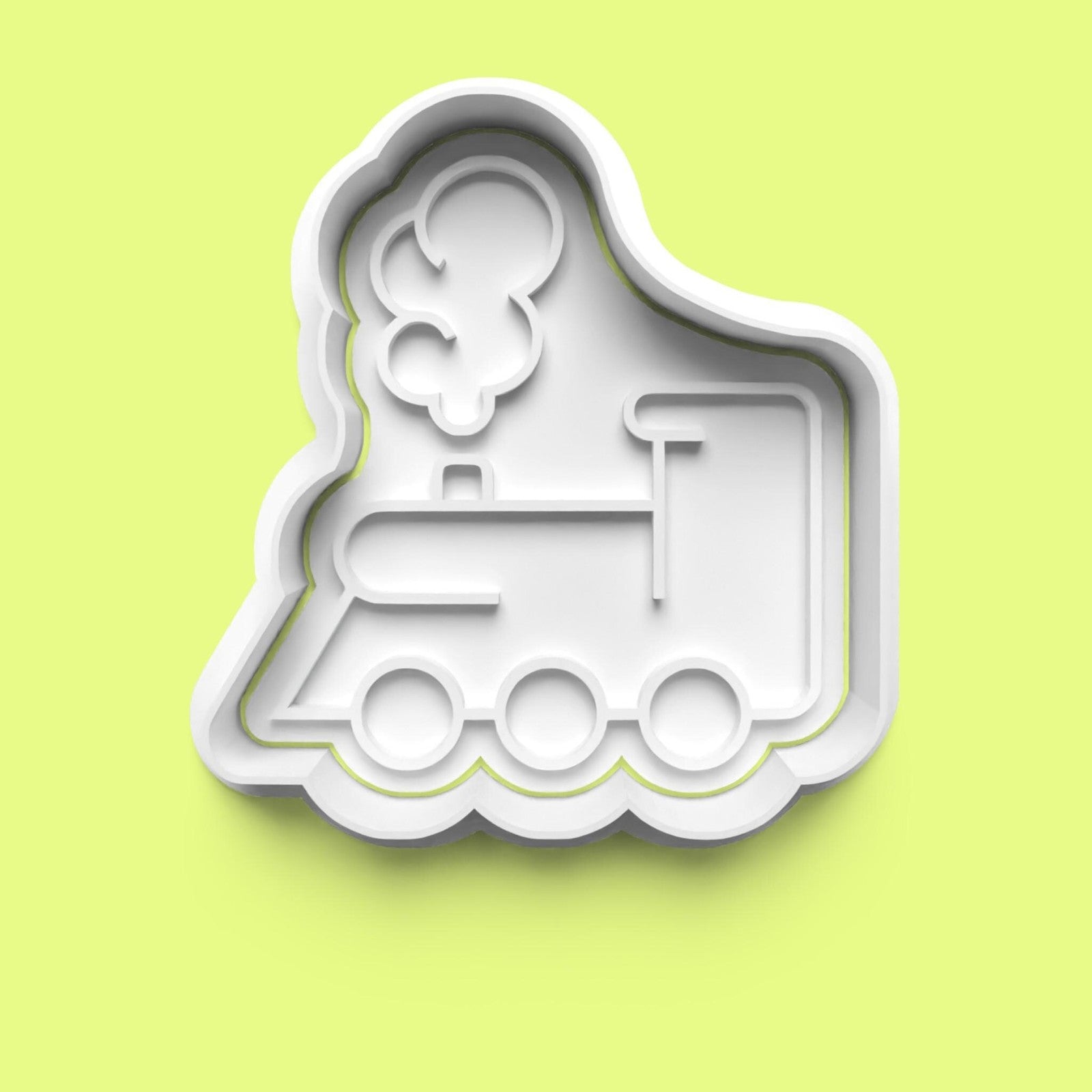 Steam Train & Carriage Cookie Cutter Set | 3D Printed Train Cookie Cutters | Fo