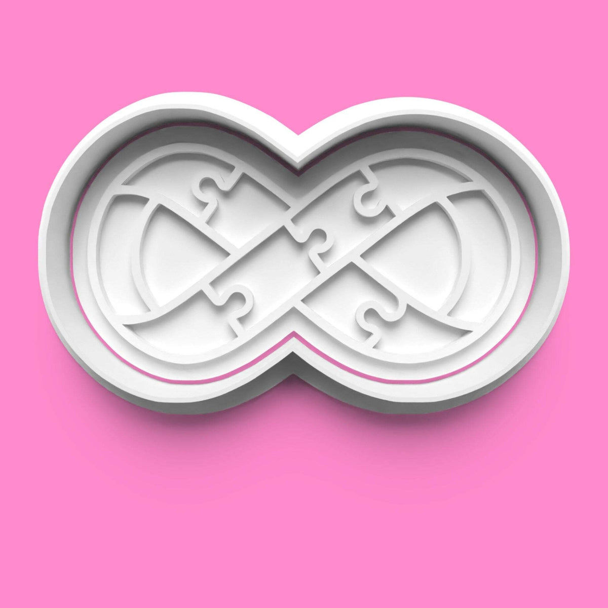 Autism Awareness Cookie Cutter & Embosser Set – 4-Piece Spectrum-Inspired Collec