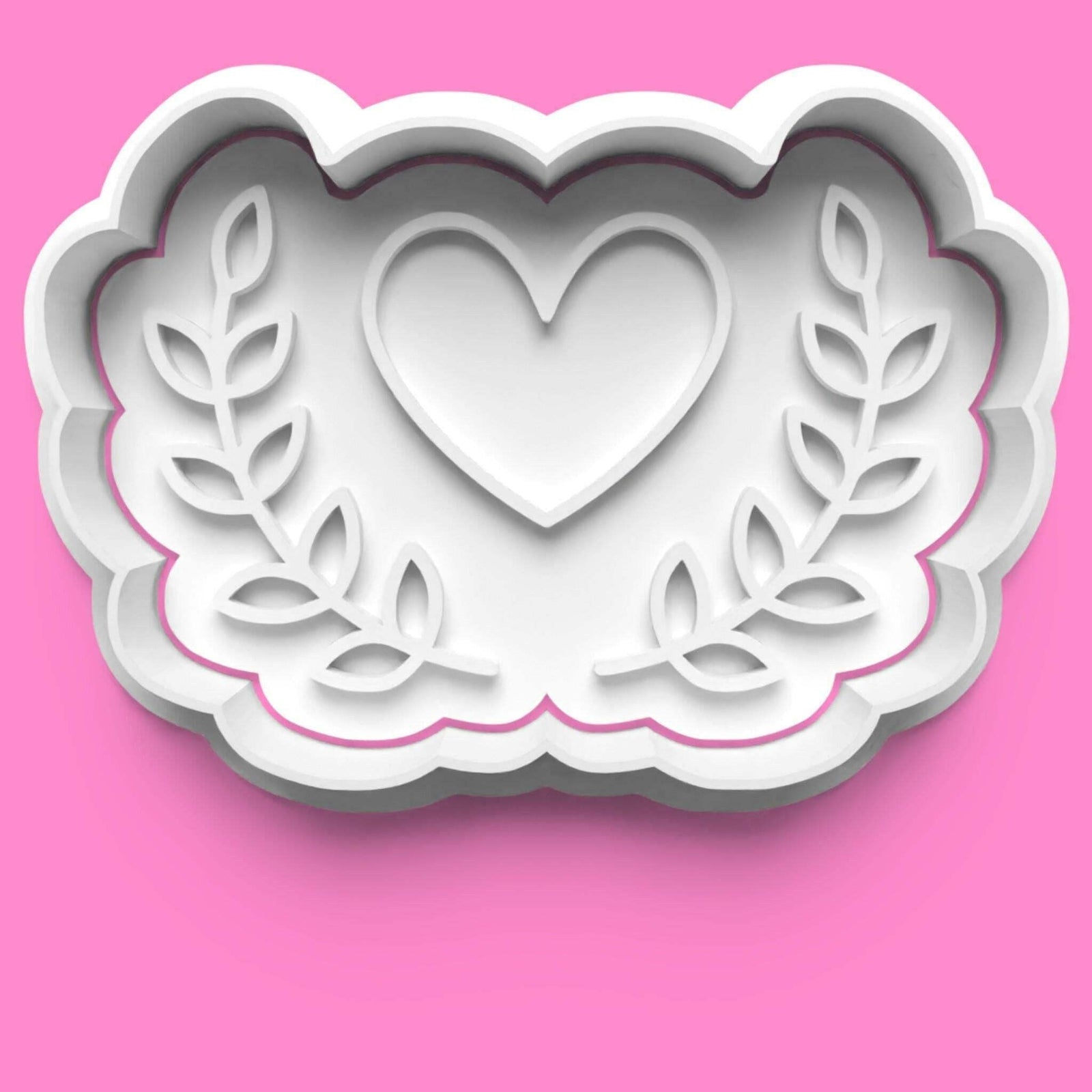Valentines Love complete Cookie Cutter and Embosser Stamp Set. 0780