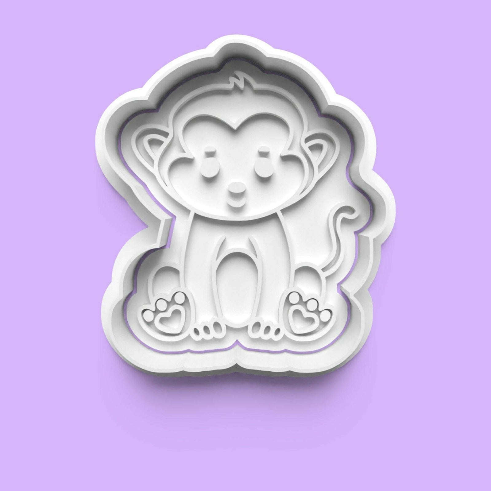 Baby Animal Embosser and Cookie Cutter Set (9 pcs) | Cute PLA Baking Tools