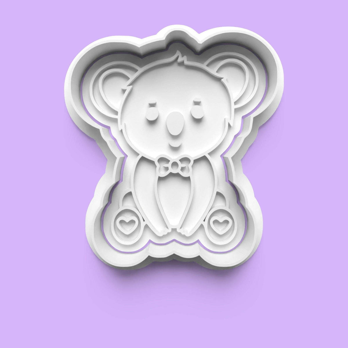 Baby Animal Embosser and Cookie Cutter Set (9 pcs) | Cute PLA Baking Tools