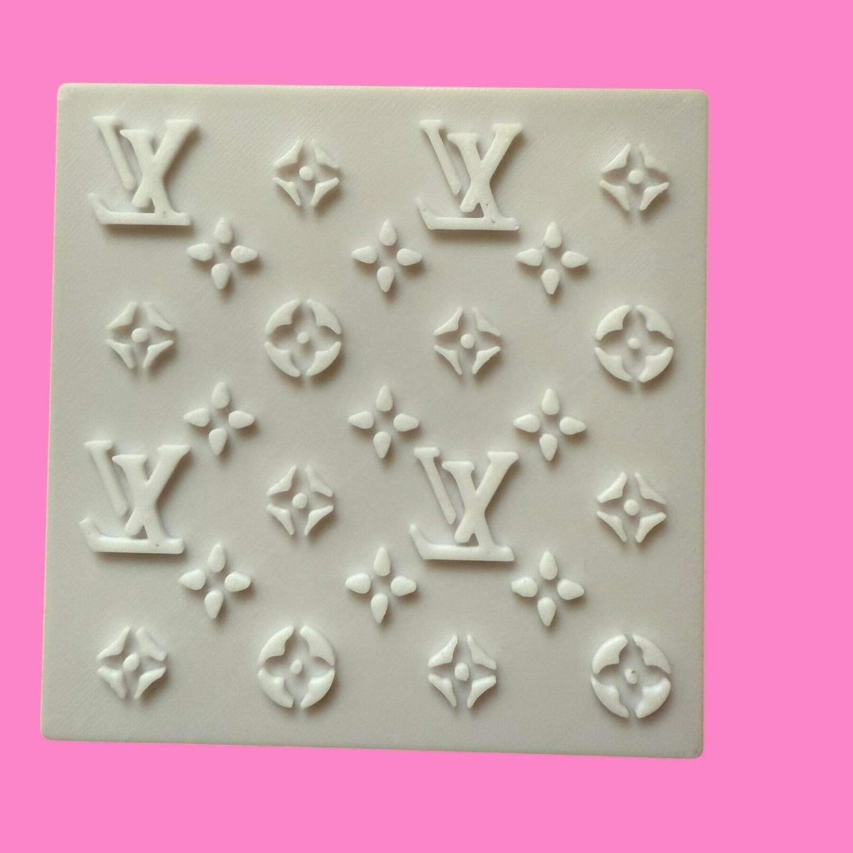 Designer Label Textured Sheet Embosser | 3D Printed Fondant Tool | PLA