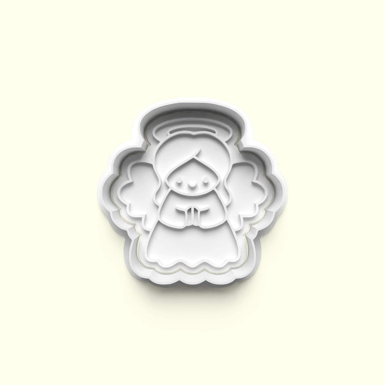 Modern Nativity Characters Cookie Cutter and Embosser Stamp Complete Set