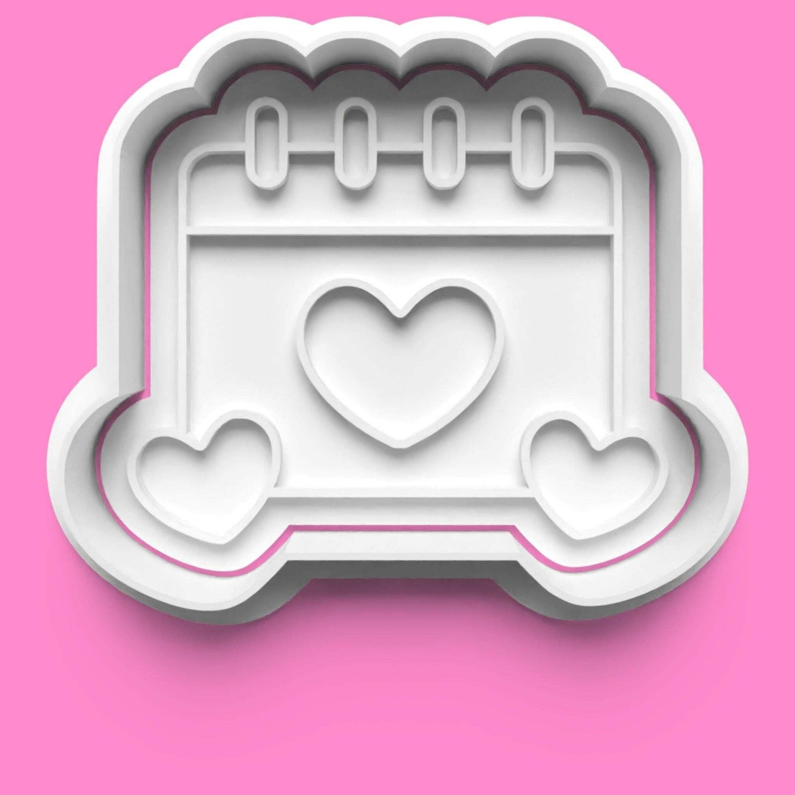 Valentines Love 2 complete Cookie Cutter and Embosser Stamp Set.