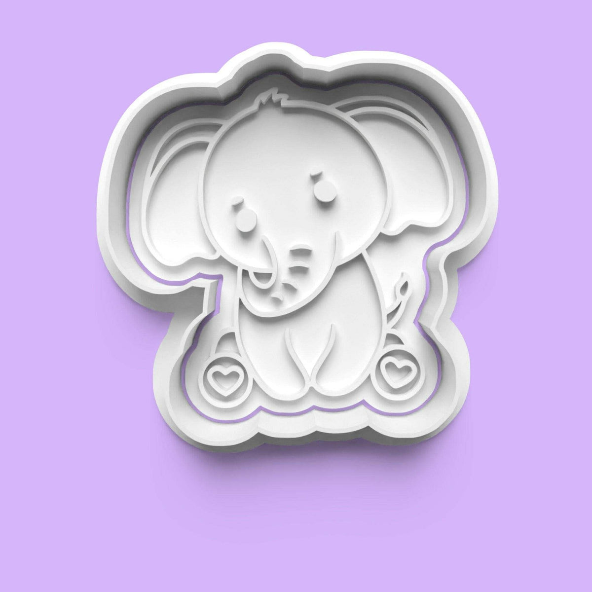 Baby Animal Embosser and Cookie Cutter Set (9 pcs) | Cute PLA Baking Tools