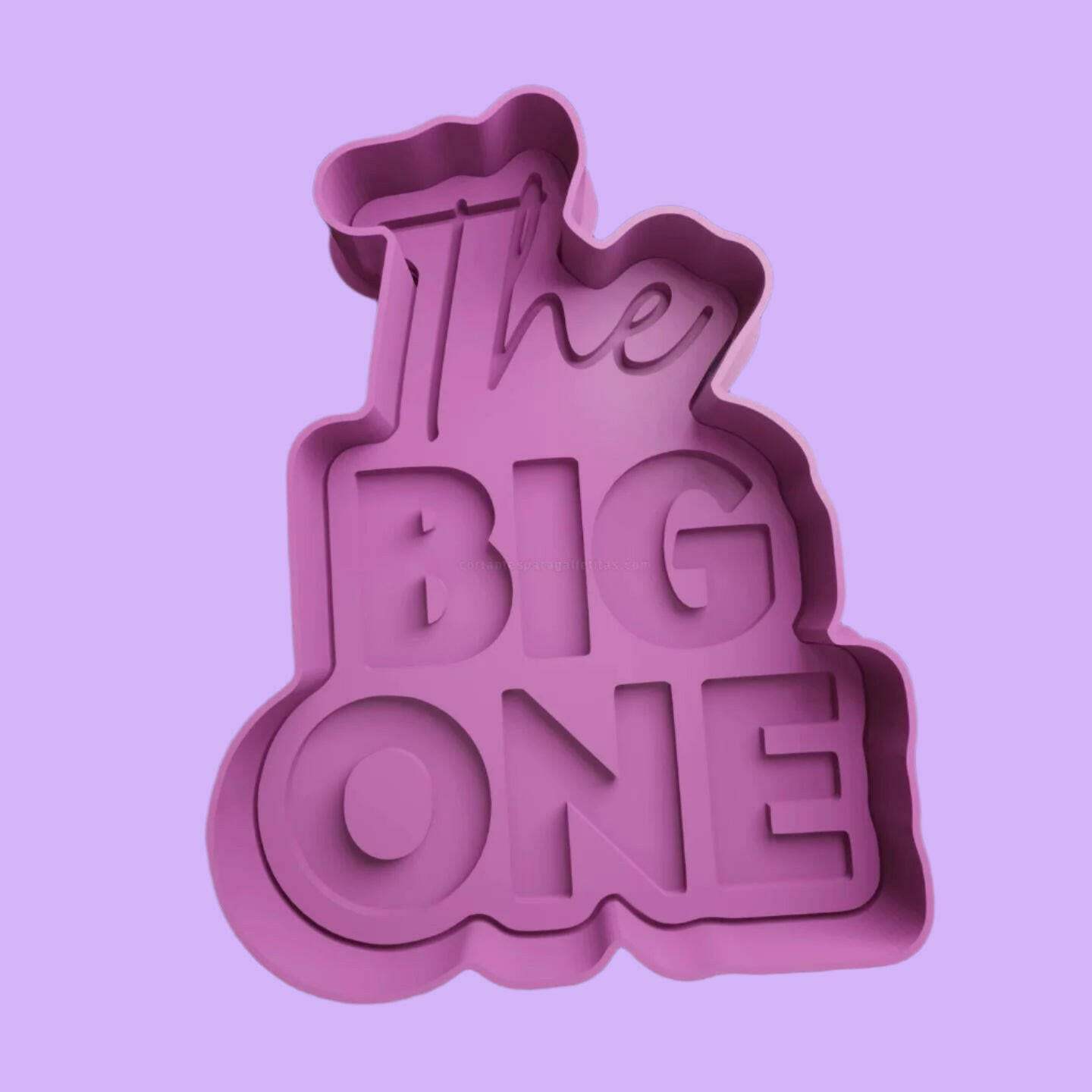 The Big One Birthday Anniversary Cookie Cutter Embosser/Debosser Set