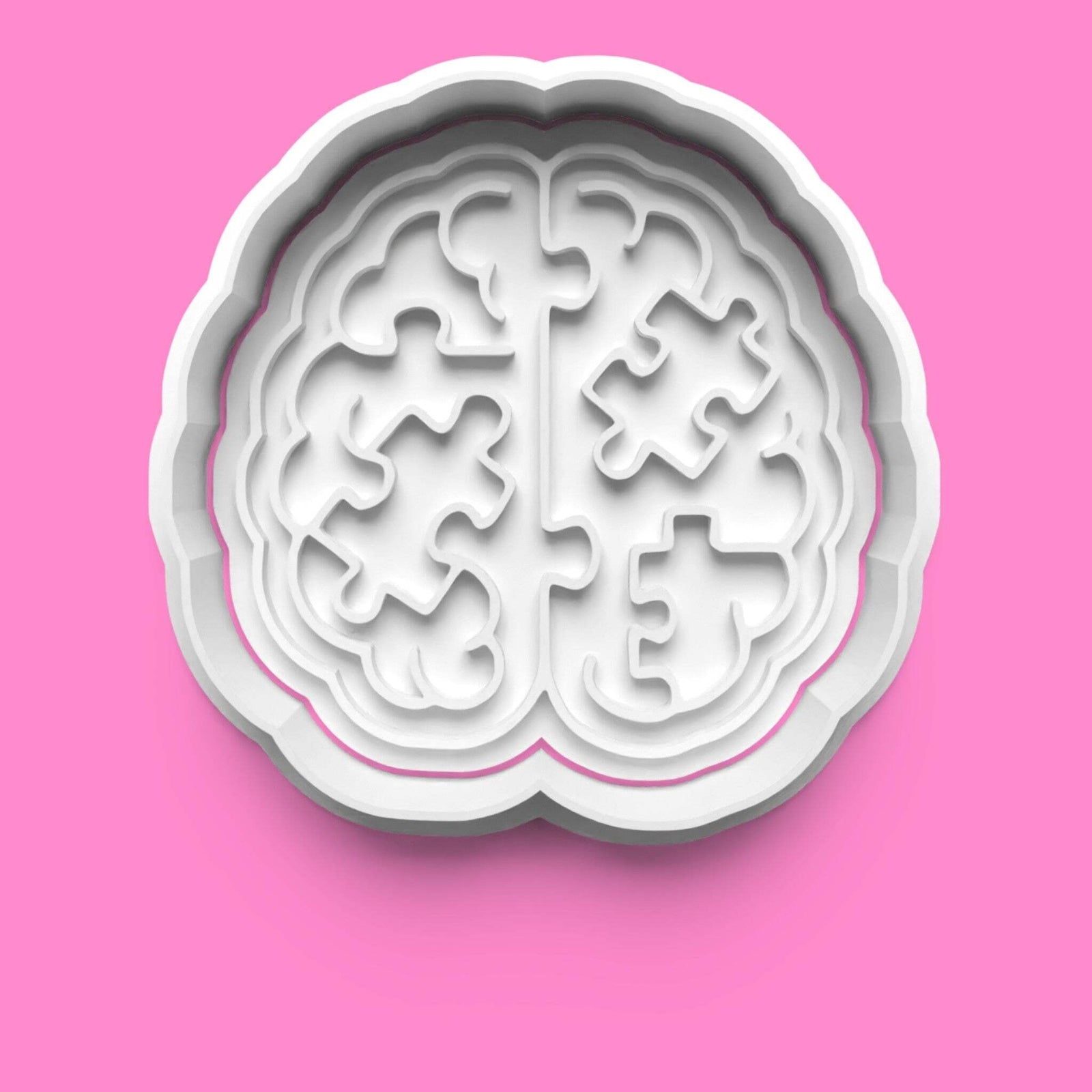 Autism Awareness Cookie Cutter & Embosser Set – 4-Piece Spectrum-Inspired Collec