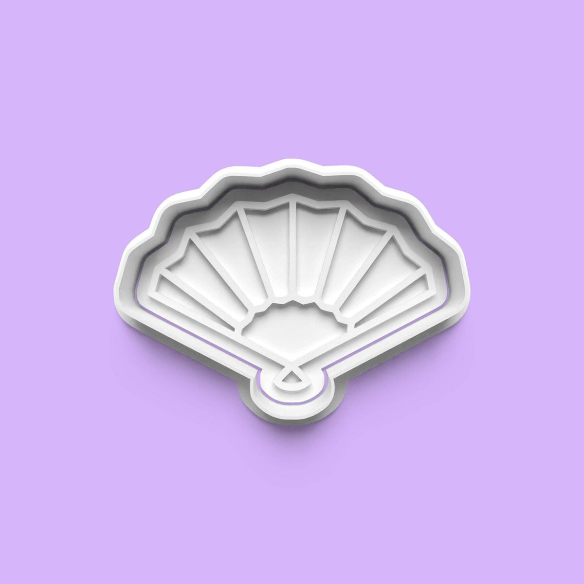 Japan Scene Cookie Cutter and Embosser Stamp Set. Handmade gift item.