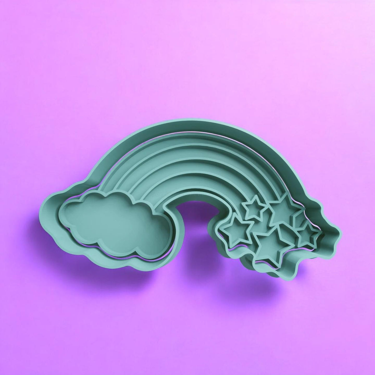 Cloud Rainbow various designs Cookie Cutter and Embosser Stamp