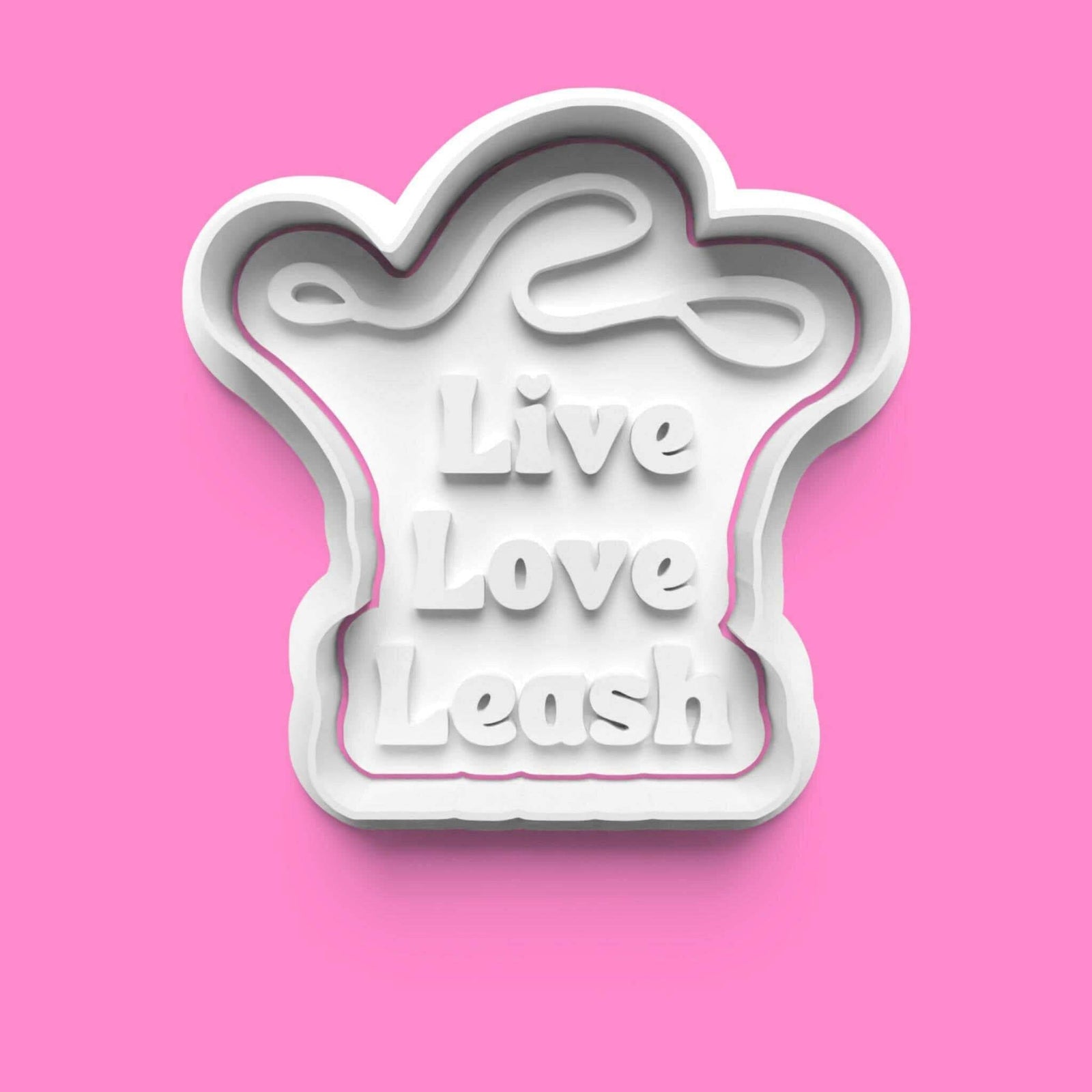 Dog Love Cookie Cutter and Embosser Stamp Set
