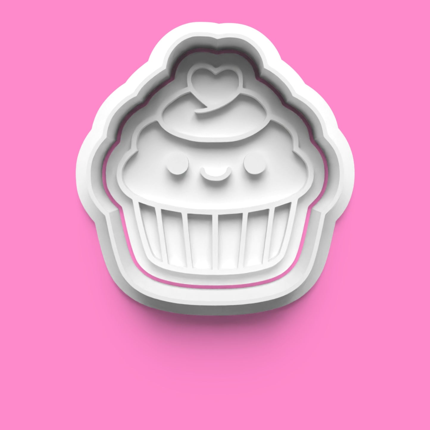 Mega Kawaii Mini Cookie Cutter & Stamp Set | 18-Piece Cute Cartoon Animals, Treats & Nature Shapes | 6cm