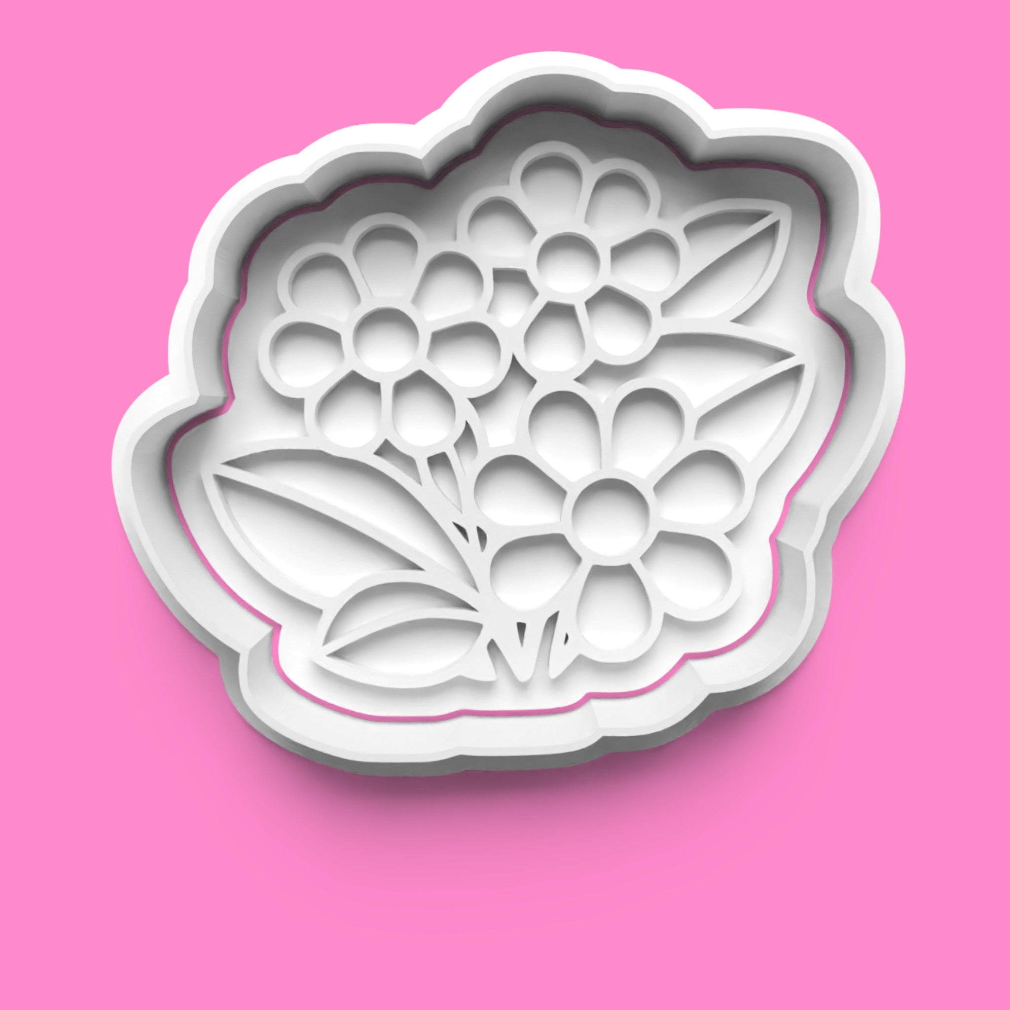 Botanical Greenhouse Garden Cookie Cutter & Stamp Set | Greenhouse, Hydrangea, Ladybird & Butterfly Designs | 7cm - 10cm