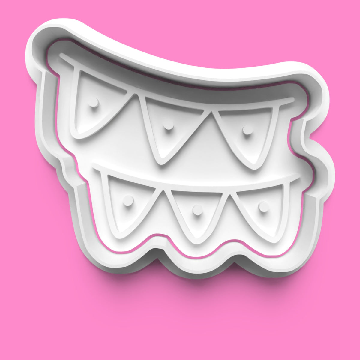 Fiesta Cookie Cutter & Stamp Set | Piñata, Cactus, Maracas & Party Bunting Designs | 7cm - 10cm