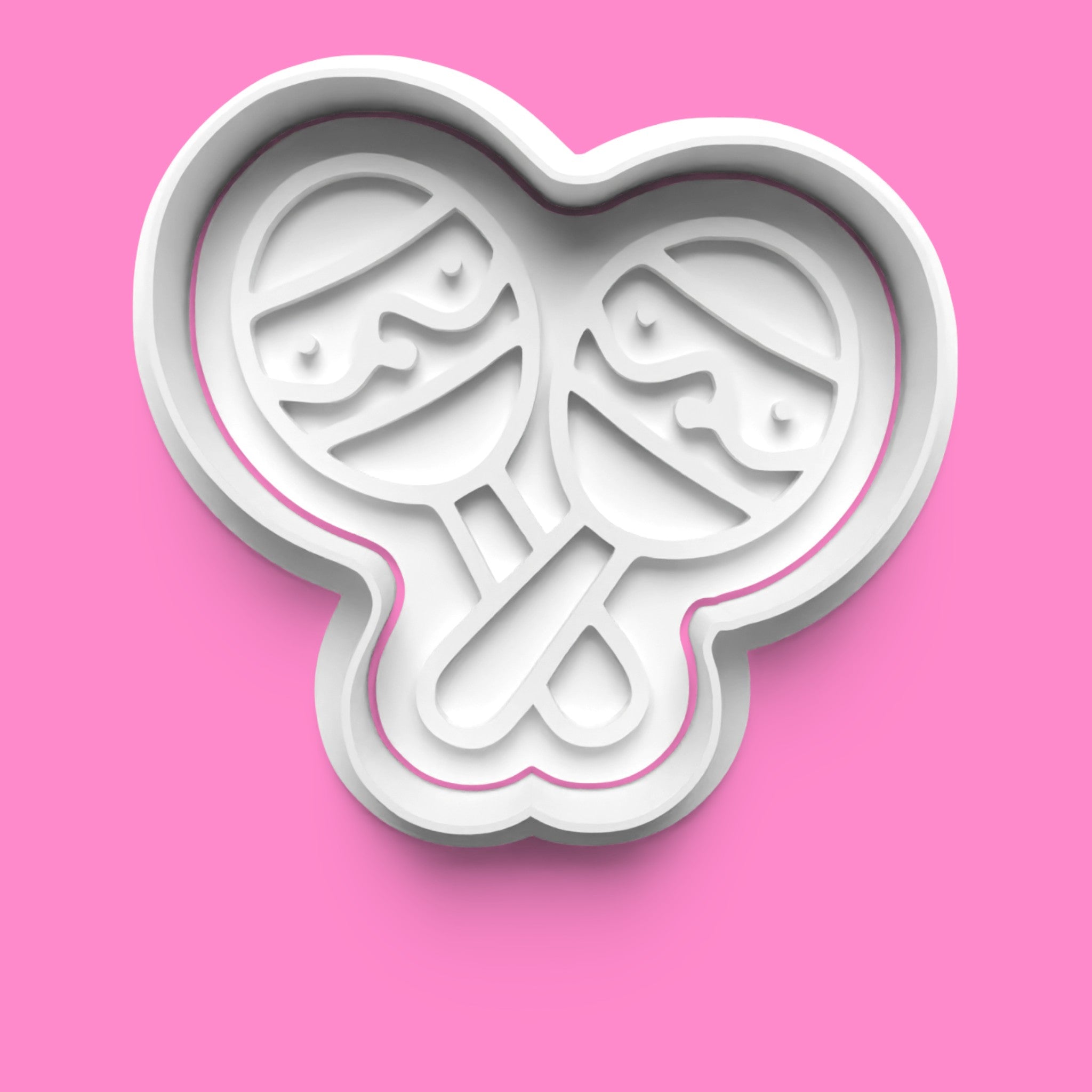 Fiesta Cookie Cutter & Stamp Set | Piñata, Cactus, Maracas & Party Bunting Designs | 7cm - 10cm
