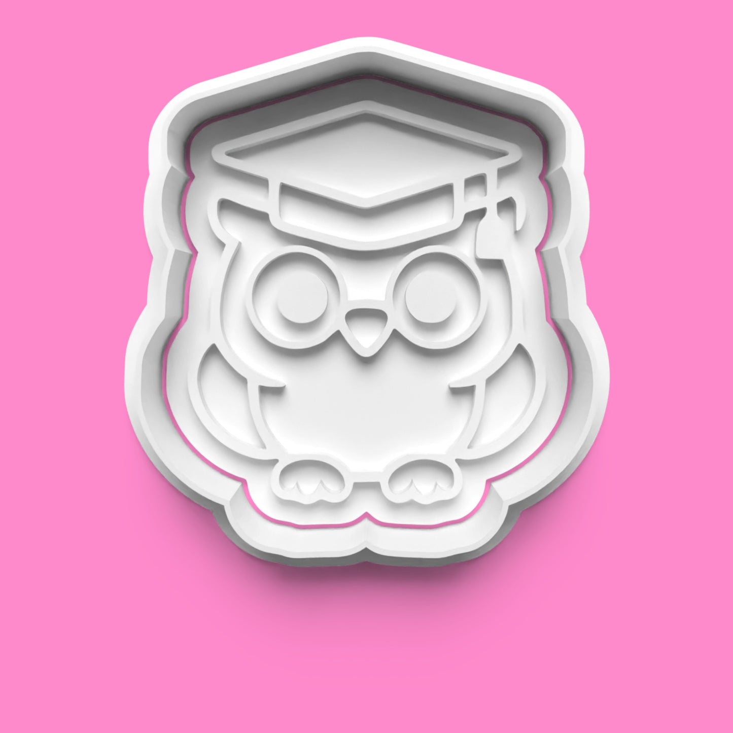 School & Teacher Appreciation Cookie Cutter & Stamp Set | Wise Owl, Blackboard, Apple on Books & Cute Teacher Designs | 7cm - 10cm