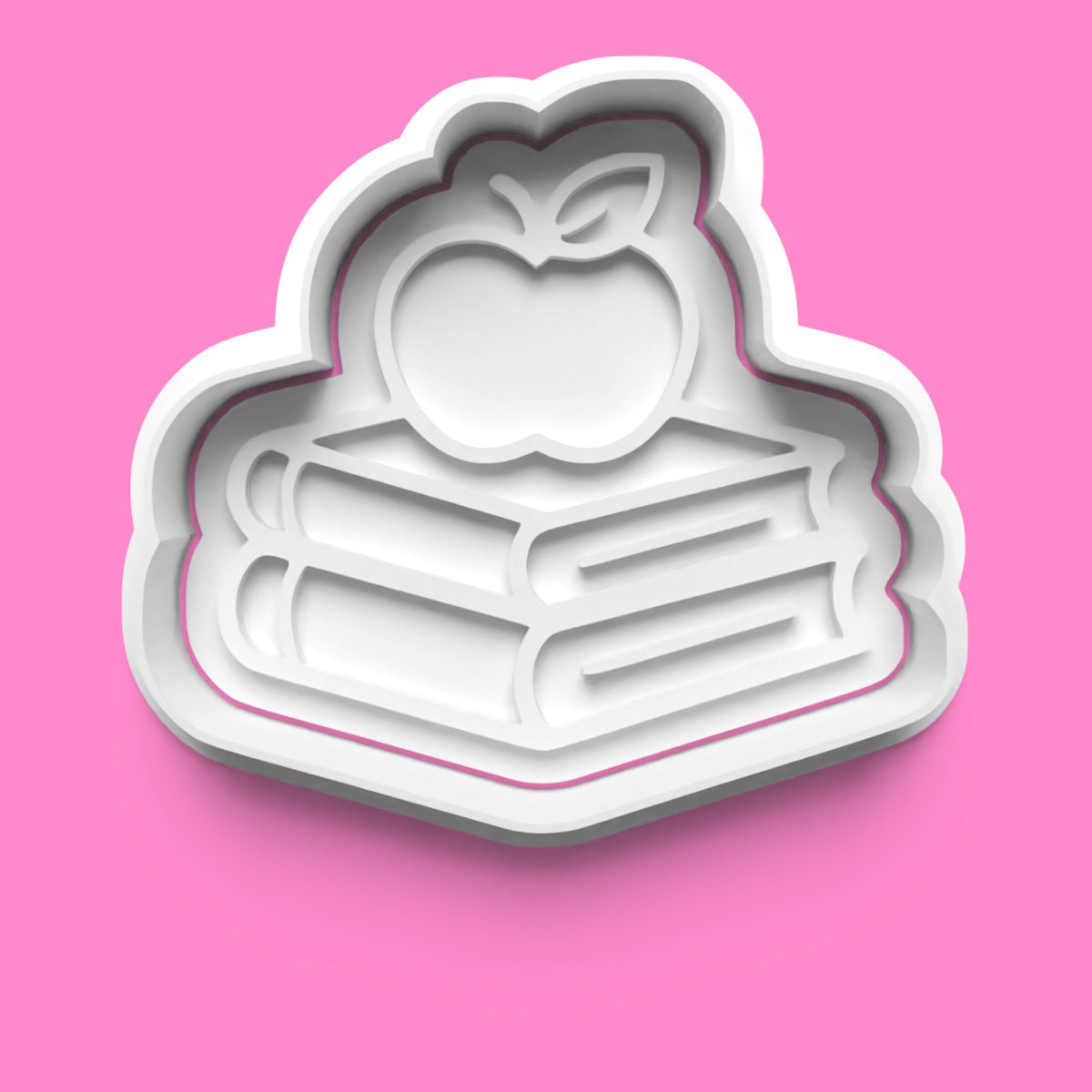 School & Teacher Appreciation Cookie Cutter & Stamp Set | Wise Owl, Blackboard, Apple on Books & Cute Teacher Designs | 7cm - 10cm