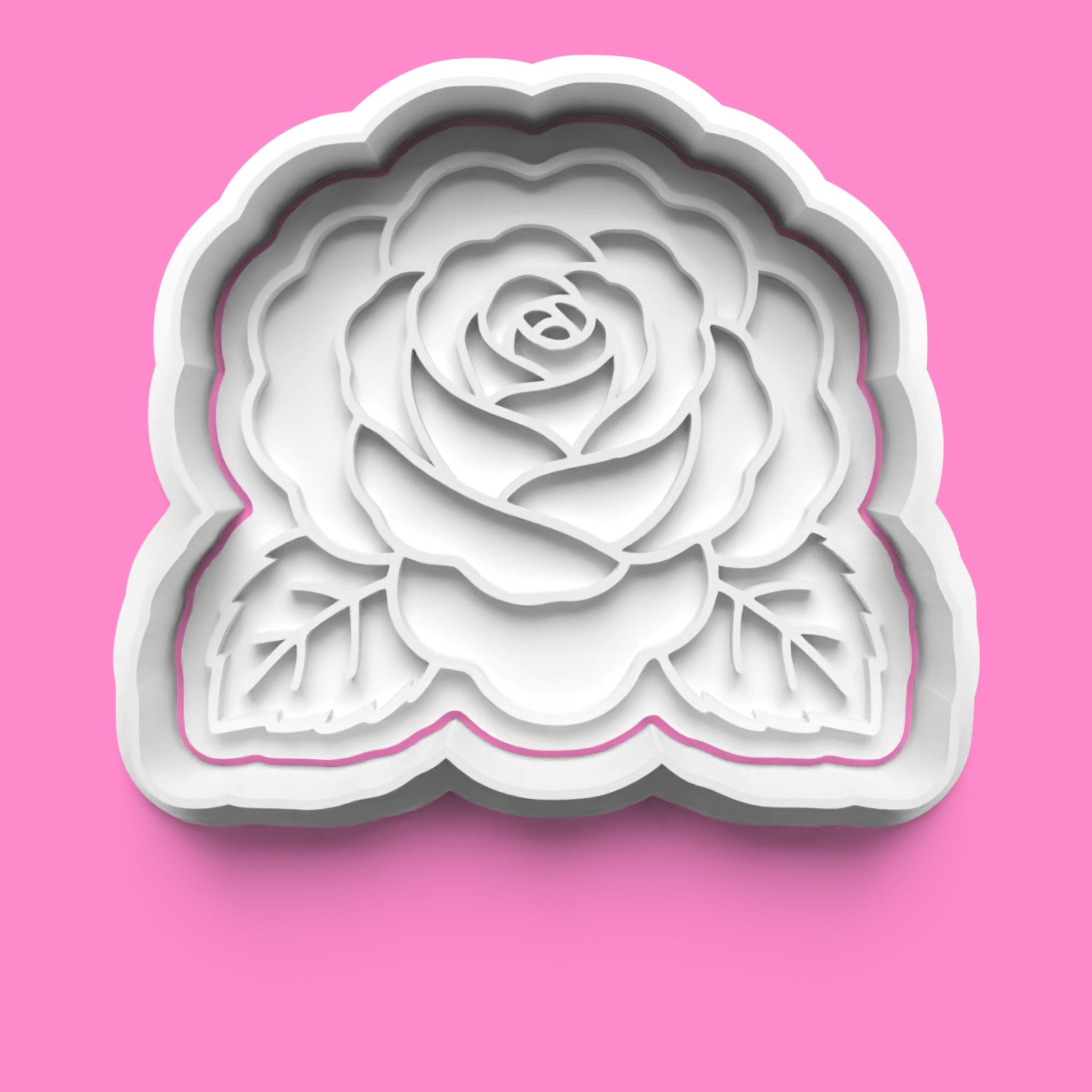 Premium Garden Blooms Cookie Cutter & Stamp Set | Rose, Peony, Hibiscus & Tiger Lily Designs | 7cm - 10cm