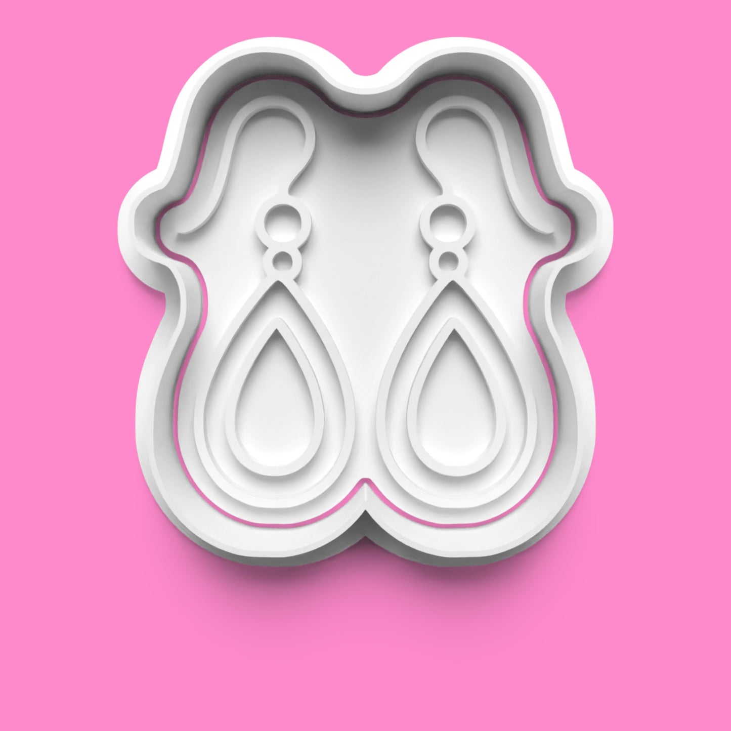 Glamour Jewelry Cookie Cutter & Stamp Set | Diamond Ring, Heart Necklace & Elegant Earrings Designs | 7cm - 10cm