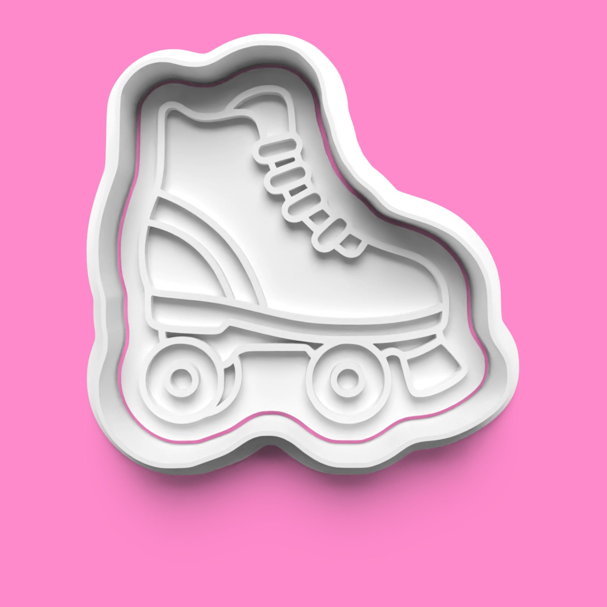 Summer Vibes Cookie Cutter & Embosser Set – Retro Beach Camper Set of 4 (3 Sizes)