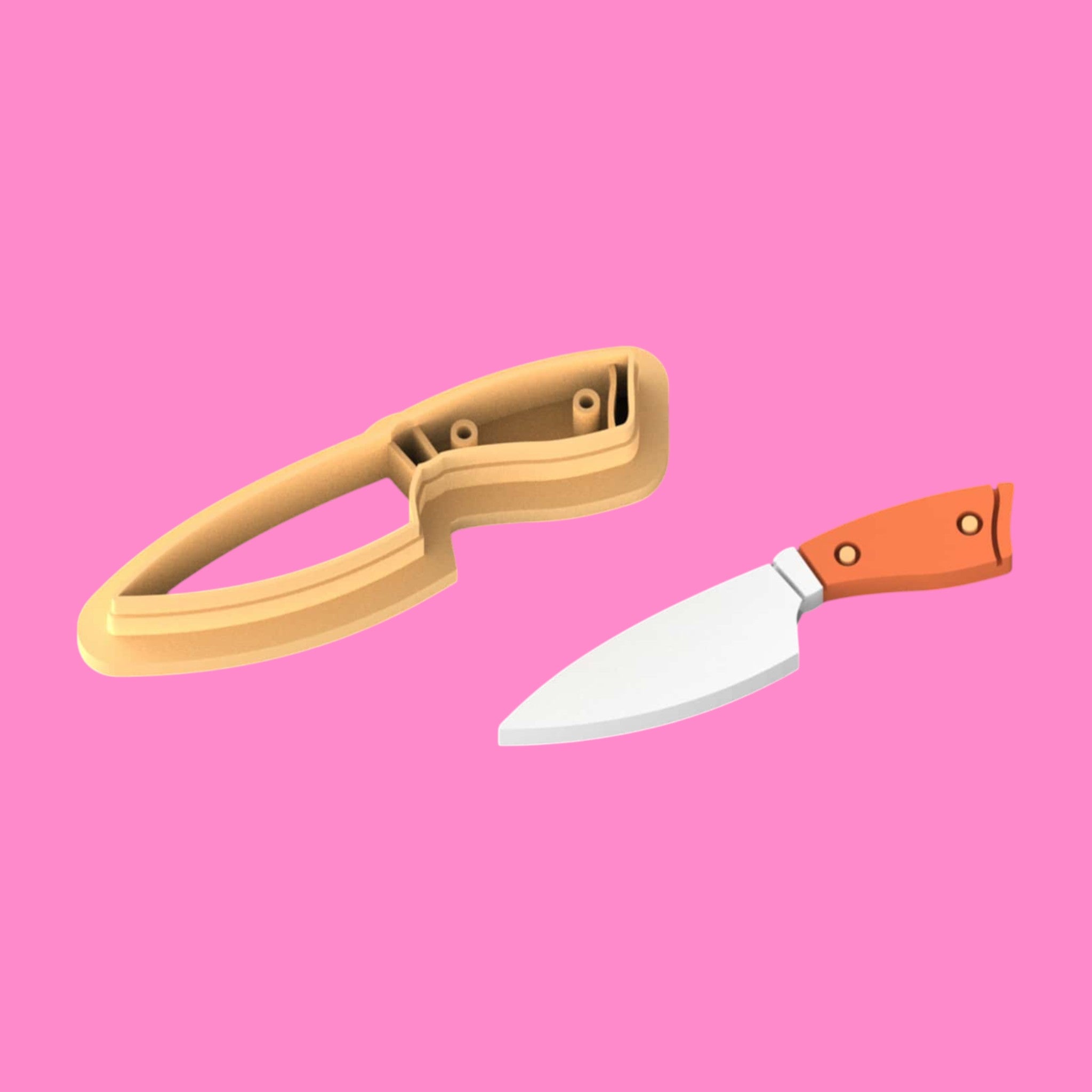 Chef Knife Clay Cutter – Killer Design in 5 Sizes or Full Set