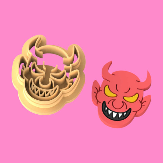 Grinning Devil Clay Cutter – Mischief Maker (5 Sizes or Full Set)