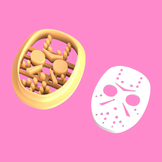 Jason Horror Mask Clay Cutter – Friday Feels in 5 Sizes (Or Full Set)