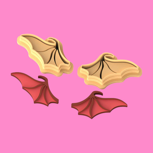Dragon Bat Wing Clay Cutter – Spooky & Stylish (5 Sizes or Full Set)
