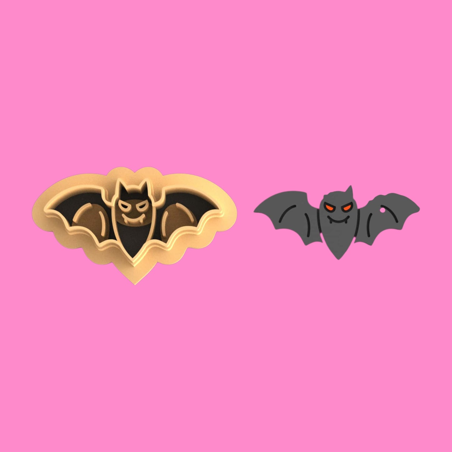 Vampy Bat Clay Cutter – Halloween Clay Tool in 5 Sizes or Full Set