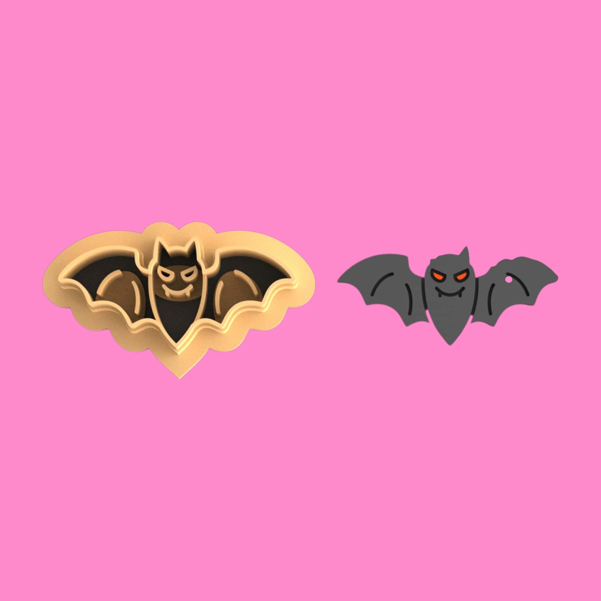 Vampy Bat Clay Cutter – Halloween Clay Tool in 5 Sizes or Full Set