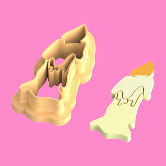 Haunted Candle Clay Cutter – Drippy Wax Delight (5 Sizes or Full Set)