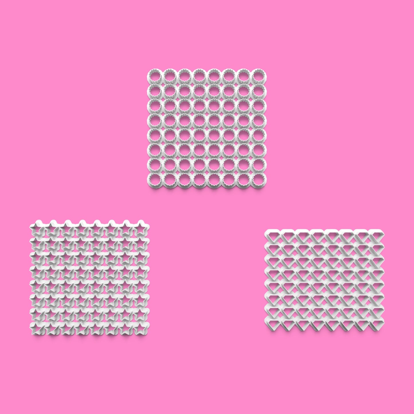 Mini Shape Multicutter Set – Available in 2cm to 6cm Sizes 🎉