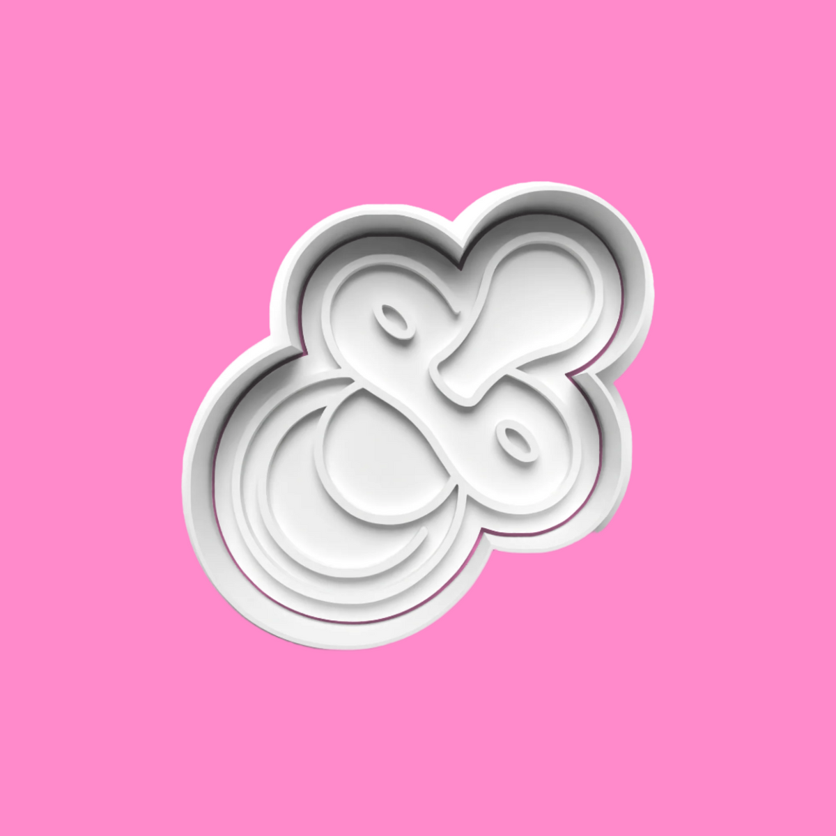 Baby Shower Embosser and Cookie Cutter Set – 4-Piece Baby-Themed Baking Tools.