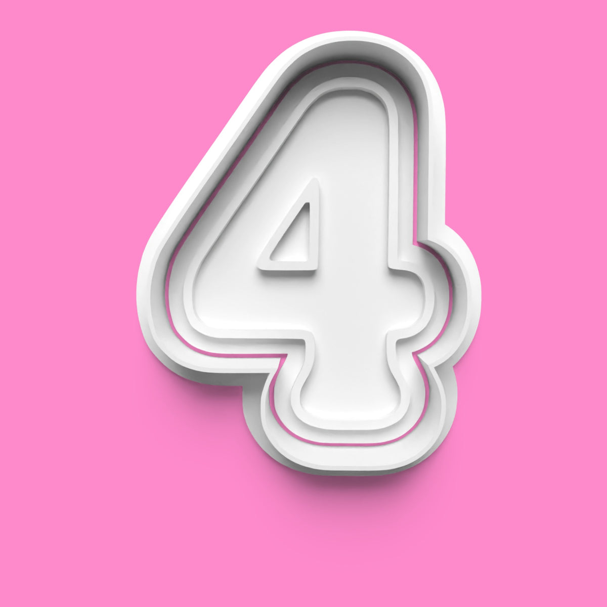 0–9 Number Cookie Cutters & Embosser Stamps | PLA Baking Set