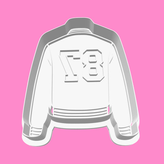 Swiftie-Inspired #87 Game Day Jersey Coat Cookie Cutter - Kansas City Football Design