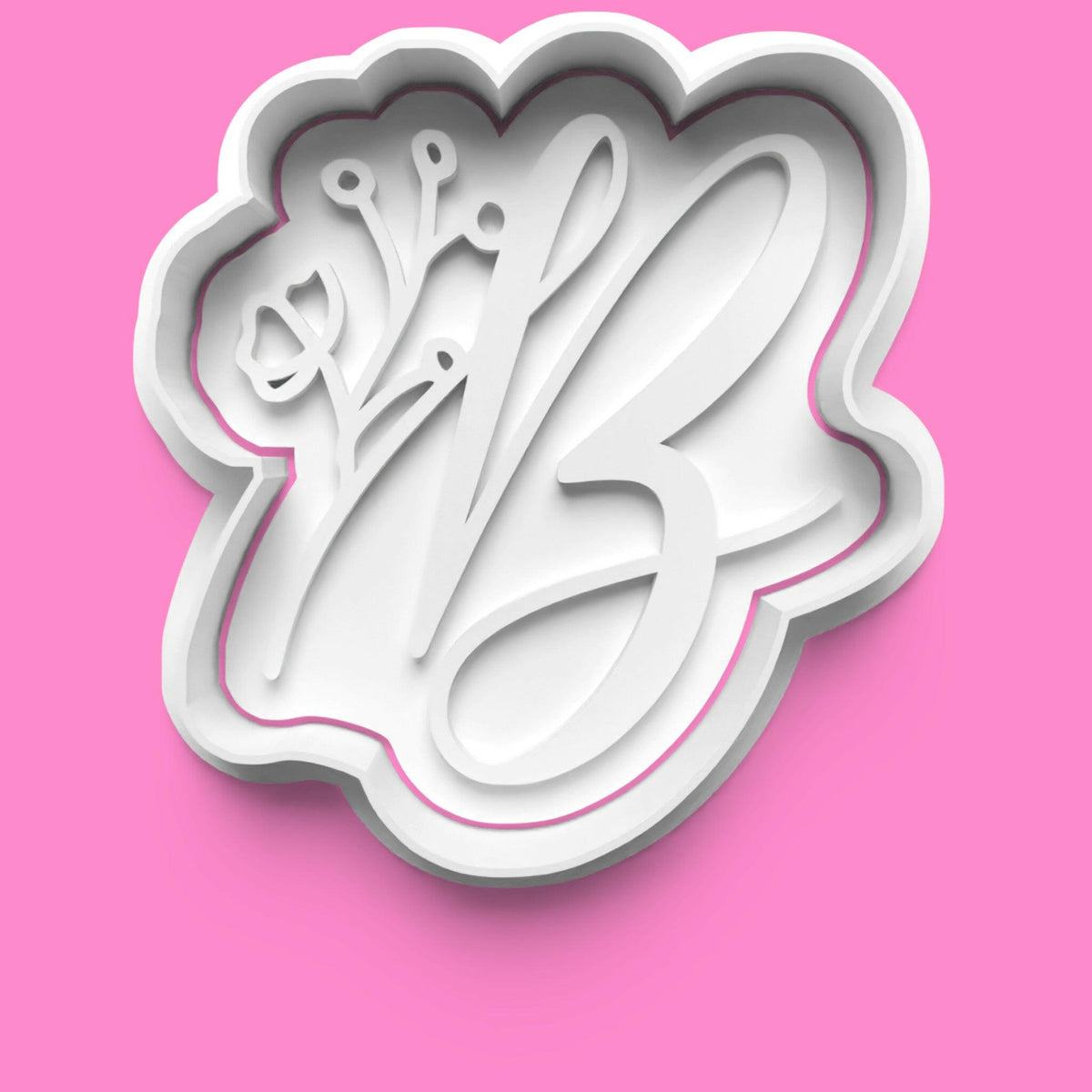 Floral Alphabet Cookie Cutter Set (A-Z) | Buy Individually or Full Set | PLA.