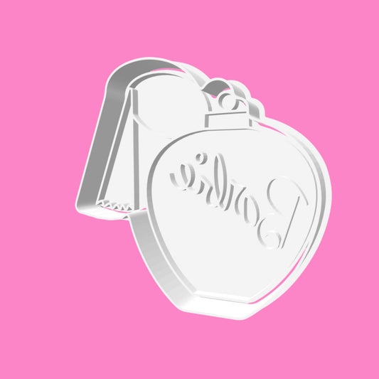 Barbie Perfume Bottle Cookie Cutter & Embosser – Glam Cookie Stamp