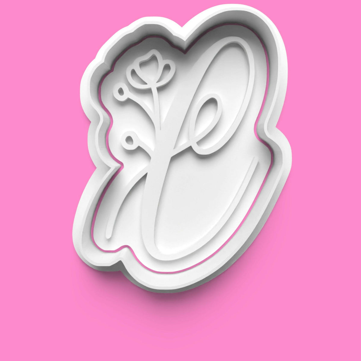 Floral Alphabet Cookie Cutter Set (A-Z) | Buy Individually or Full Set | PLA.
