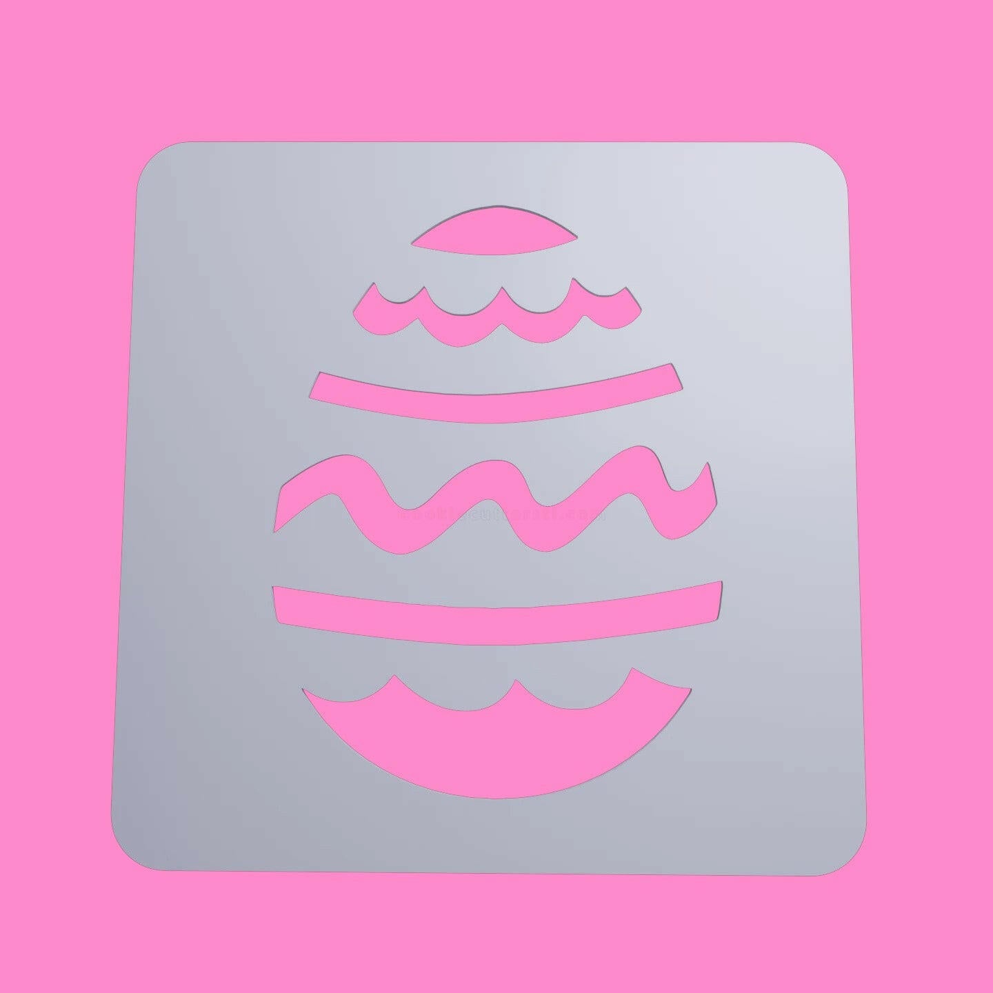 Easter Egg Stencil – Easter Cookie & Cake Decorating Sheet".