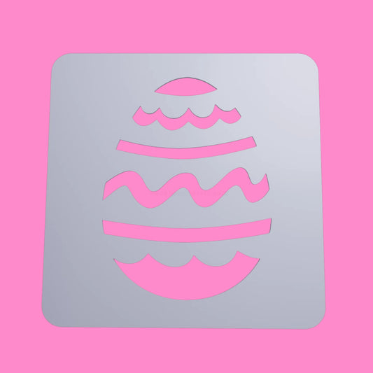 Easter Egg Stencil – Easter Cookie & Cake Decorating Sheet"