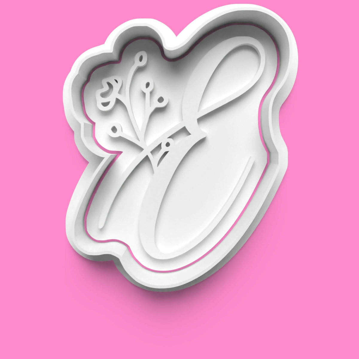 Floral Alphabet Cookie Cutter Set (A-Z) | Buy Individually or Full Set | PLA.