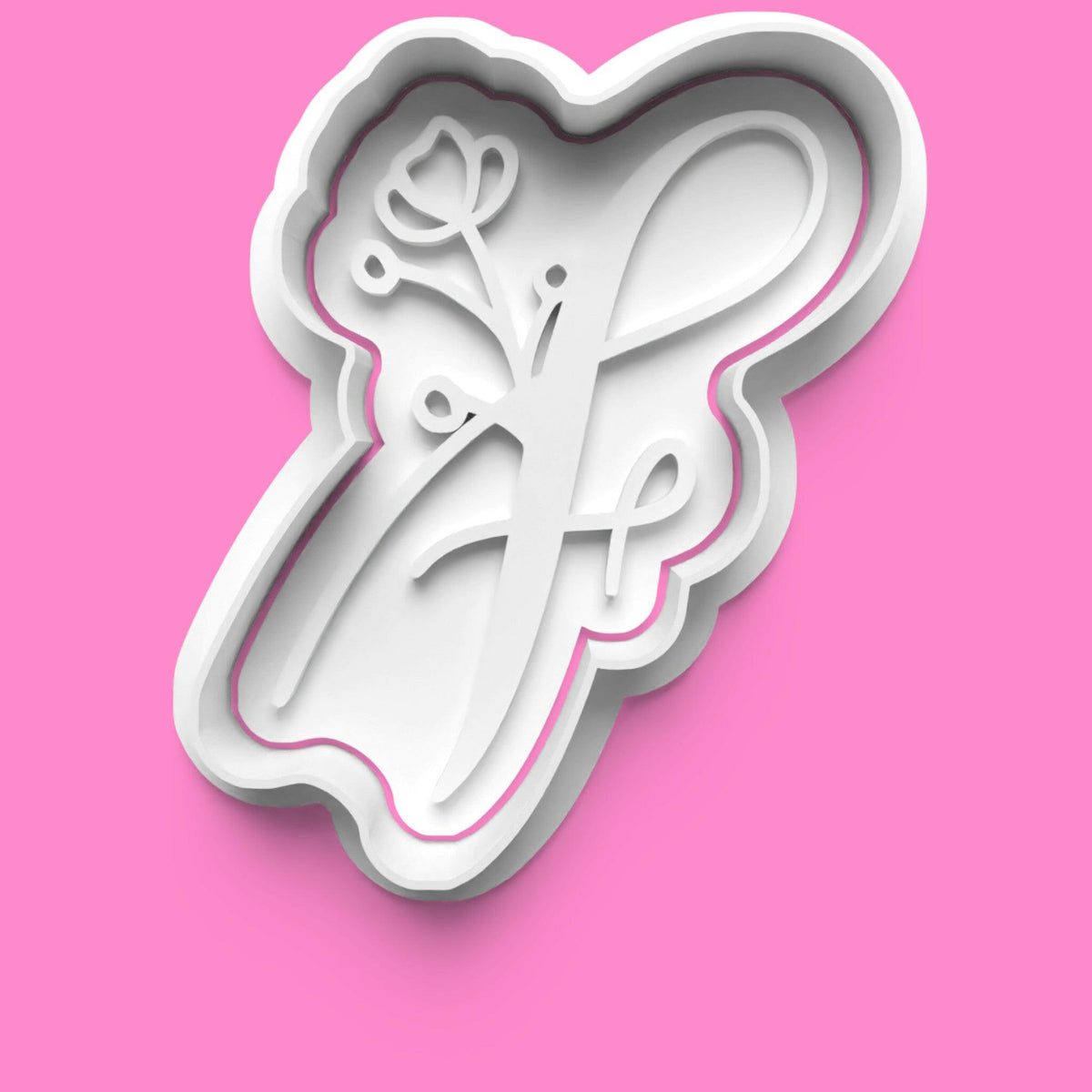 Floral Alphabet Cookie Cutter Set (A-Z) | Buy Individually or Full Set | PLA.
