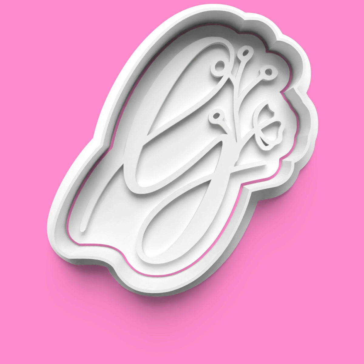 Floral Alphabet Cookie Cutter Set (A-Z) | Buy Individually or Full Set | PLA.